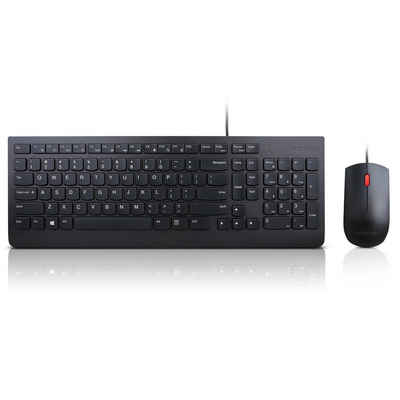 Lenovo LENOVO Essential Wired Keyboard and Mouse Combo - German Tastatur- und Maus-Set