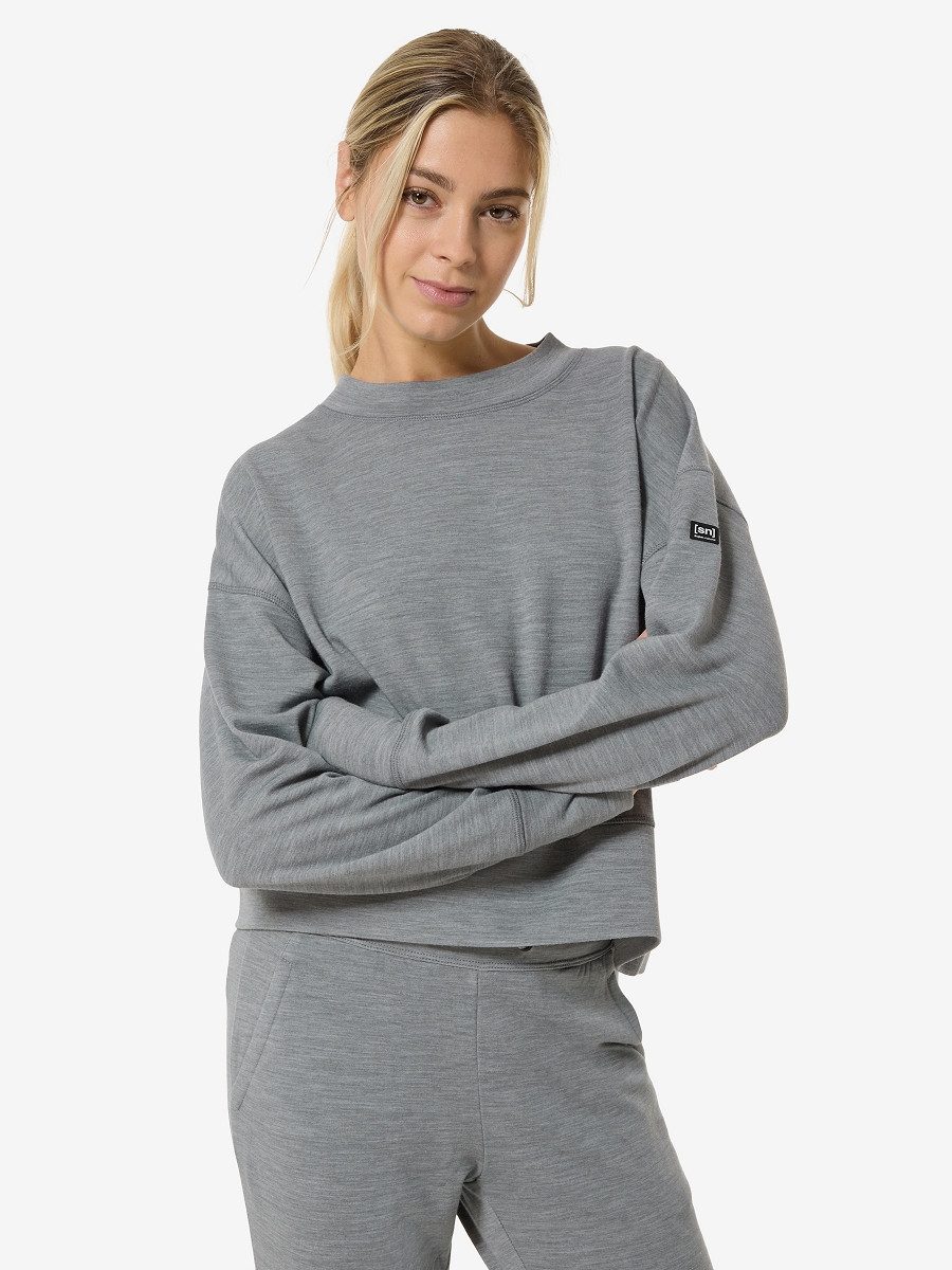 SUPER.NATURAL Sweatshirt für Damen, Merino KRISSINI günstig online kaufen