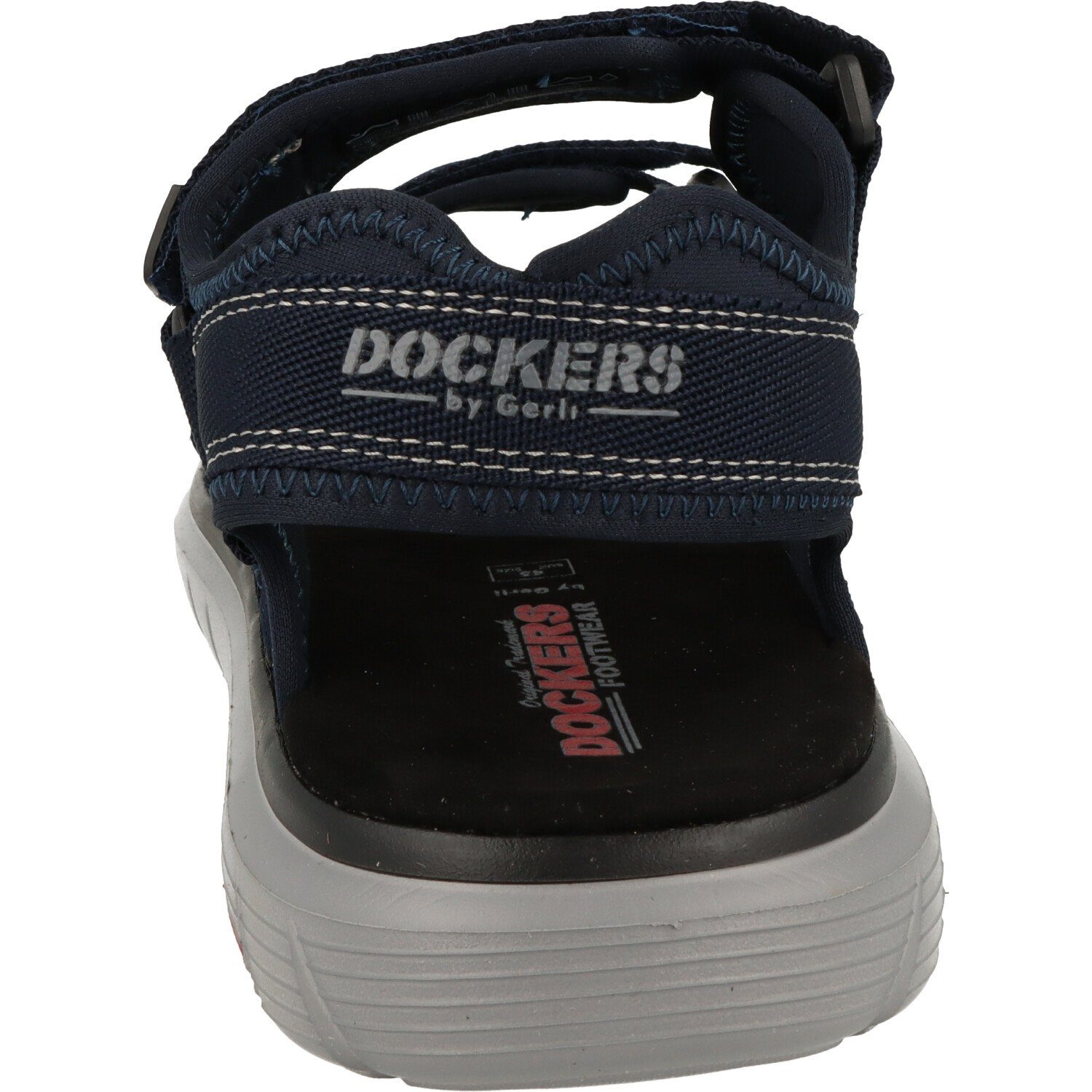 Dockers by Gerli Herren Schuhe Sandalen 2-Fach Trekking Outdoorsandale Klett 52LP001 Navy