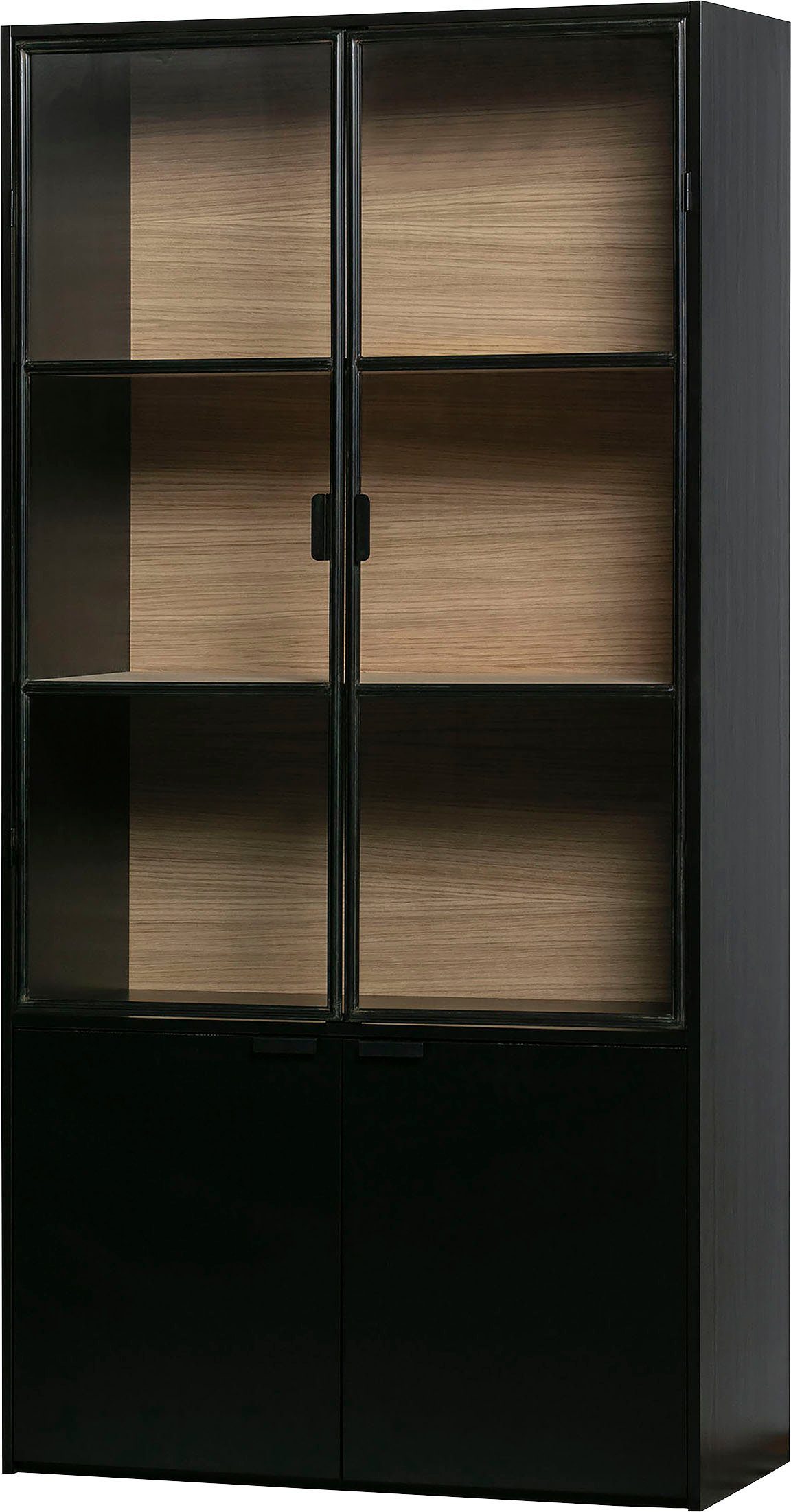 WOOOD Vitrine Silas mit Metalltüren, H günstig online kaufen