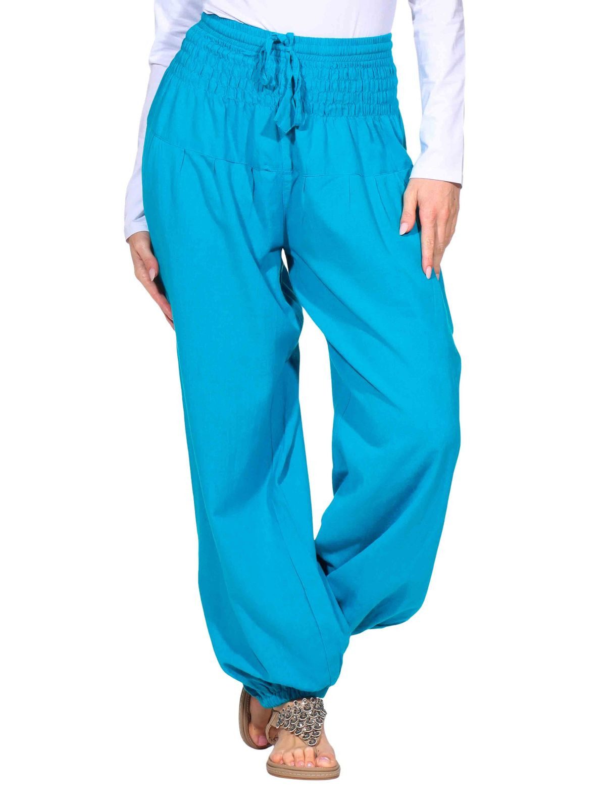 KUNST UND MAGIE Haremshose Kunst&Magie Damen Pluder-/Haremshose Sommerhose günstig online kaufen