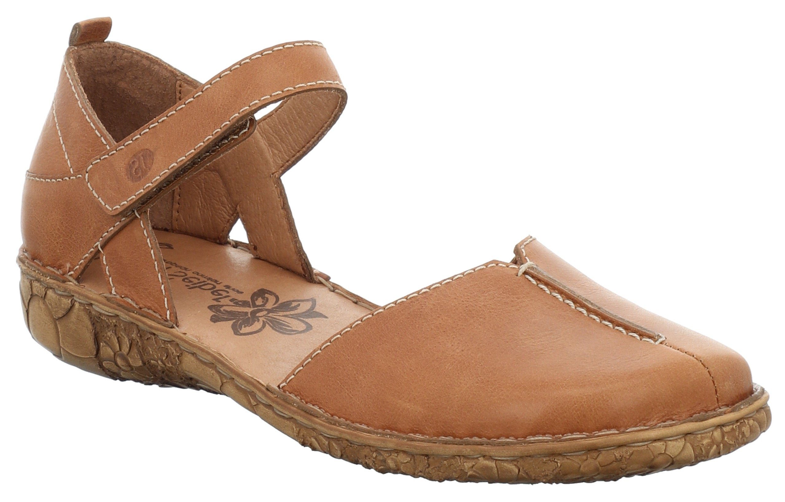 Josef Seibel ROSALIE 42 Riemchenballerina mit Klettverschluss cognac-uni | Sandaletten