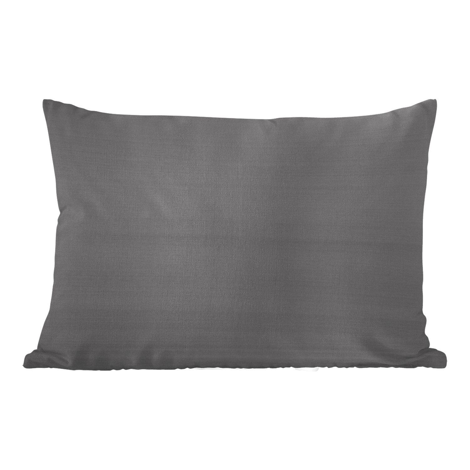 Dekokissen Metallischer Silber Druck Grau Textur, Kissenhülle - - - MuchoWow Polyester, Dekokissenbezug, Outdoor-Dekorationskissen, Linie -