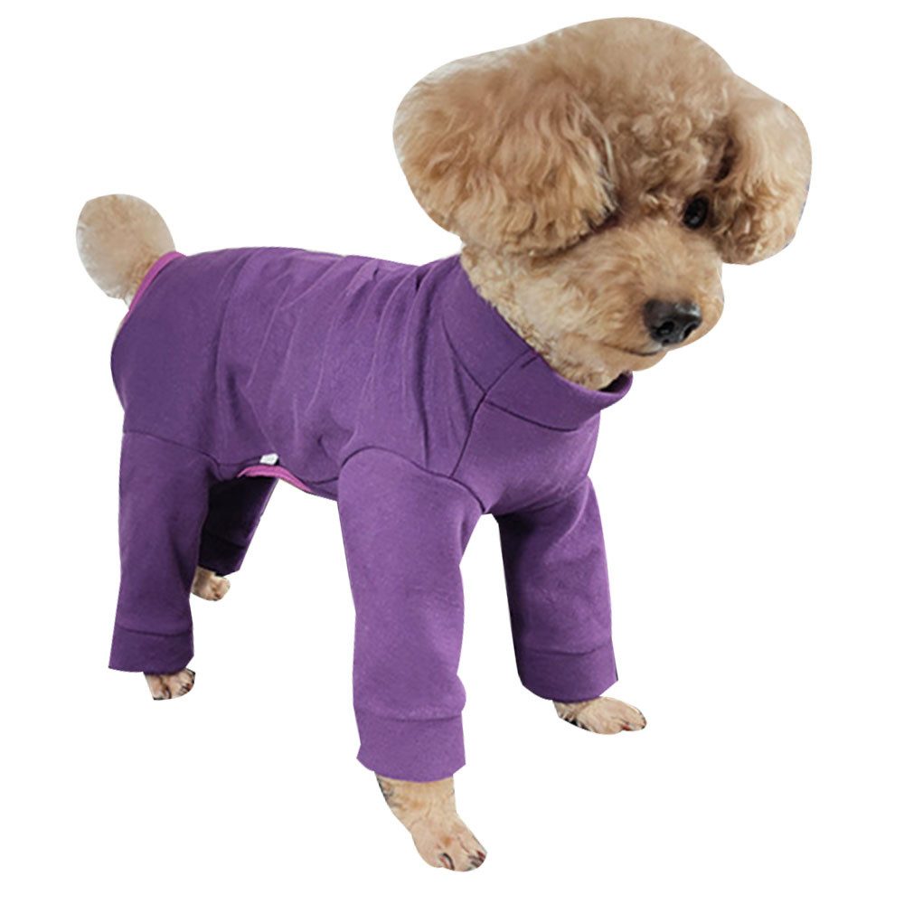 Truyuety Hundekleid Hundekleidung, Winter-Pyjama, Welpen-Shirt, leicht, Vierbeiner-Overall