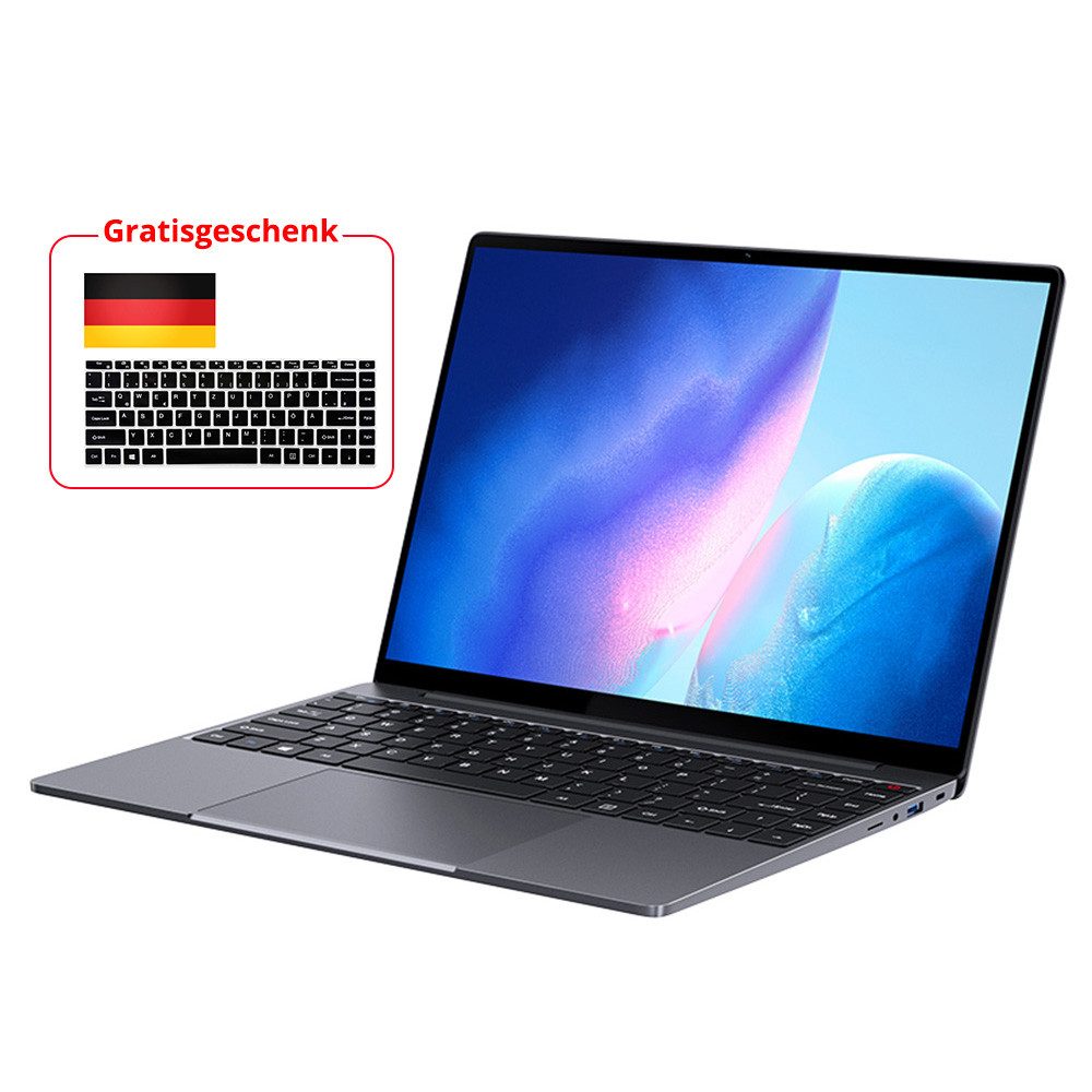 CHUWI CoreBook Plus Notebook (AMD, Radeon Graphics, 512 GB SSD, mit gratis deutscher Tastaturfolie)