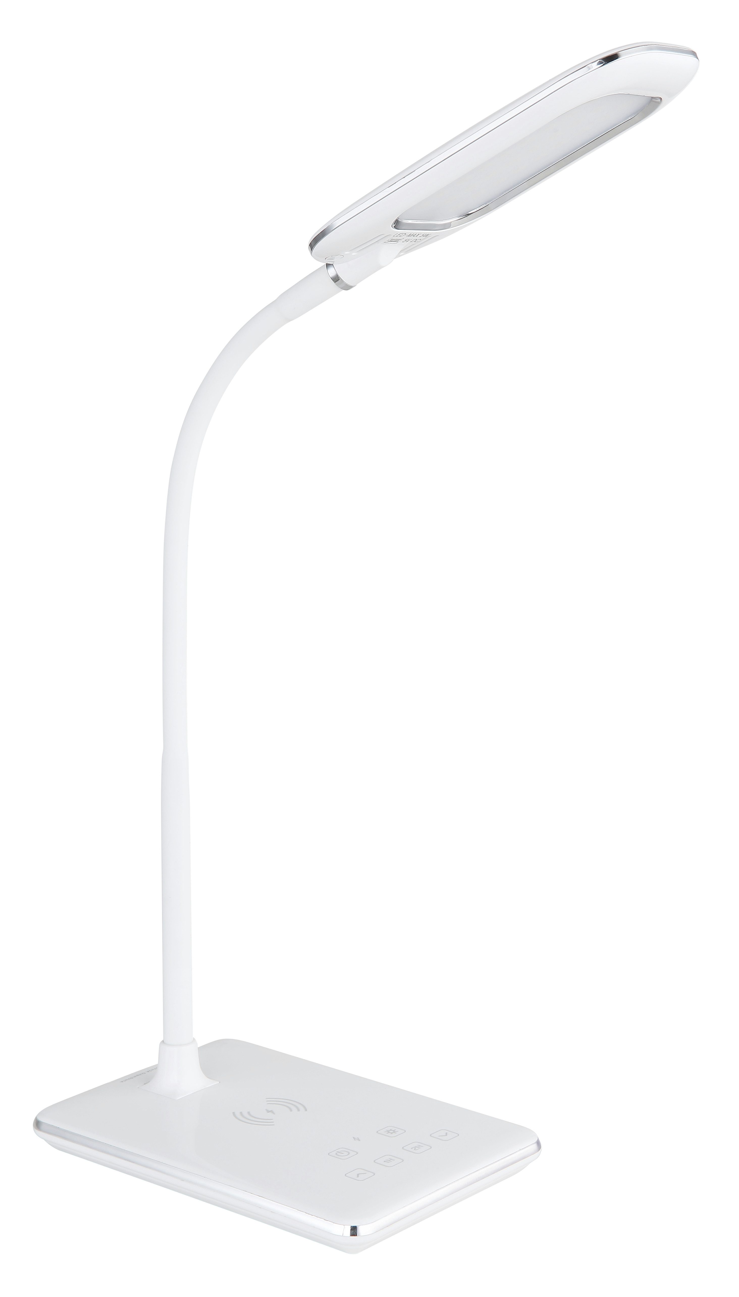 GLOBO LIGHTING Tischleuchte HEKLA, Dimmfunktion, Timerfunktion, mehrere Helligkeitsstufen, LED fest integriert, warmweiß - kaltweiß, Tischlampe Nachttischlampe Deko-Tischleuchte Schreibtisch