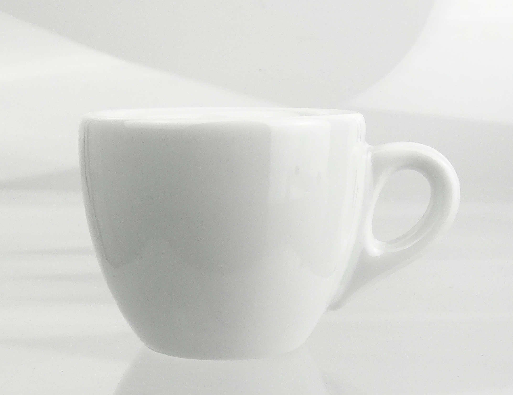 Ancap Espressotasse extra dickwandig, weiss, Made in Italy, 2-tlg., Porzellan