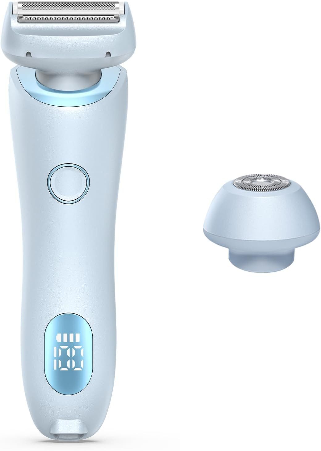 FELIXLEO HPL-Haarentferner 2-in-1 Damenrasierer Elektrisch Intimrasierer Wasserdicht Trimmer Blau