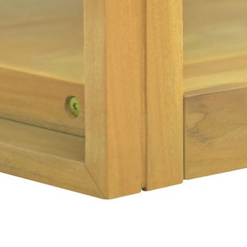 vidaXL Fächerschrank Wand-Badschrank 60x45x35 cm Massivholz Teak (1-St)