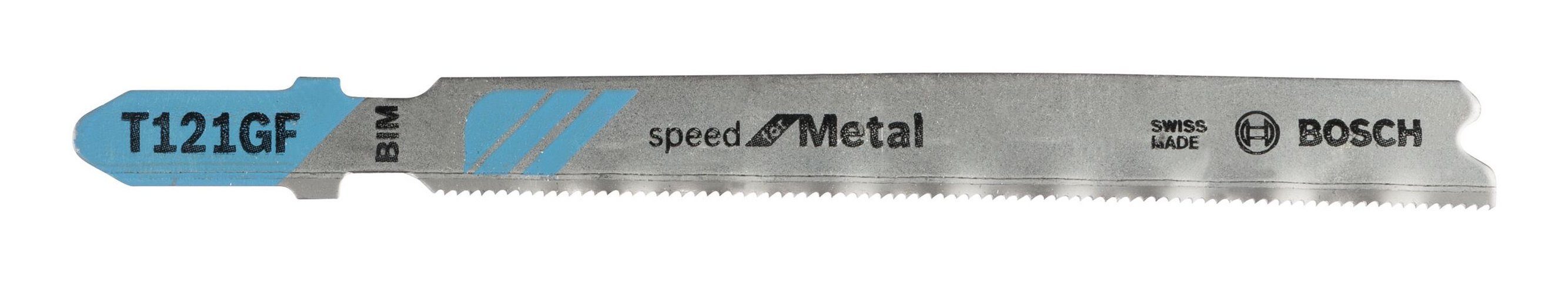 BOSCH Stichsägeblatt (5 Stück), T 121 GF Speed for Metal Bleche - 5er-Pack