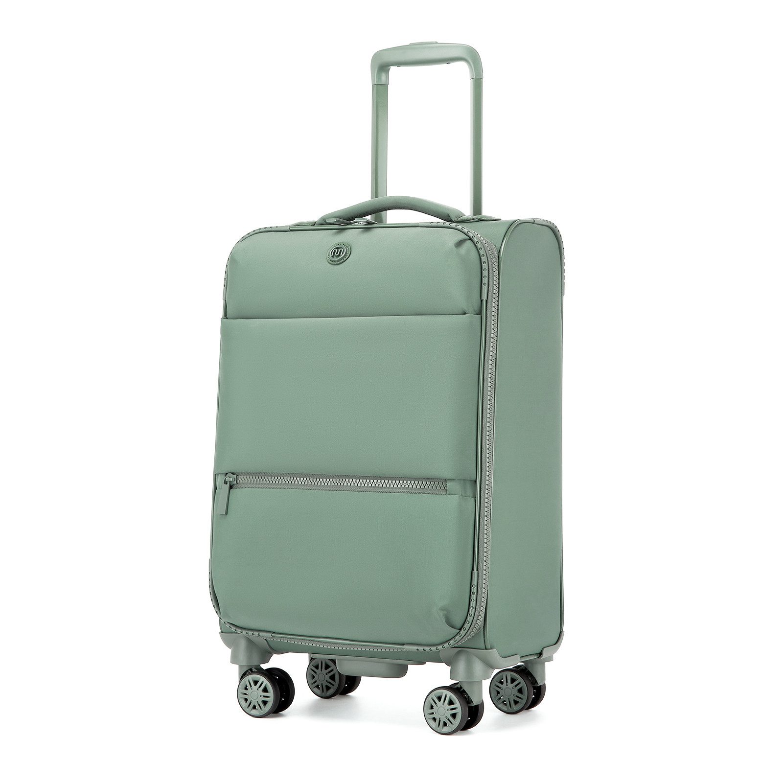 KONO Handgepäck-Trolley 20 Zoll Leichtgewicht-Koffer aus Softshell-Material