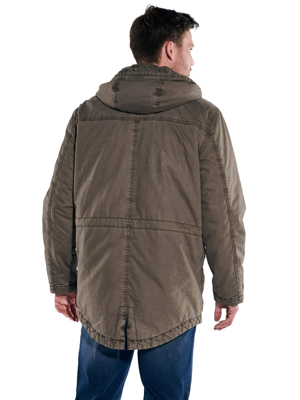 Engbers Langjacke engbers Herren Jacke mit heraustrennbarem Inlet, Hellbrau günstig online kaufen