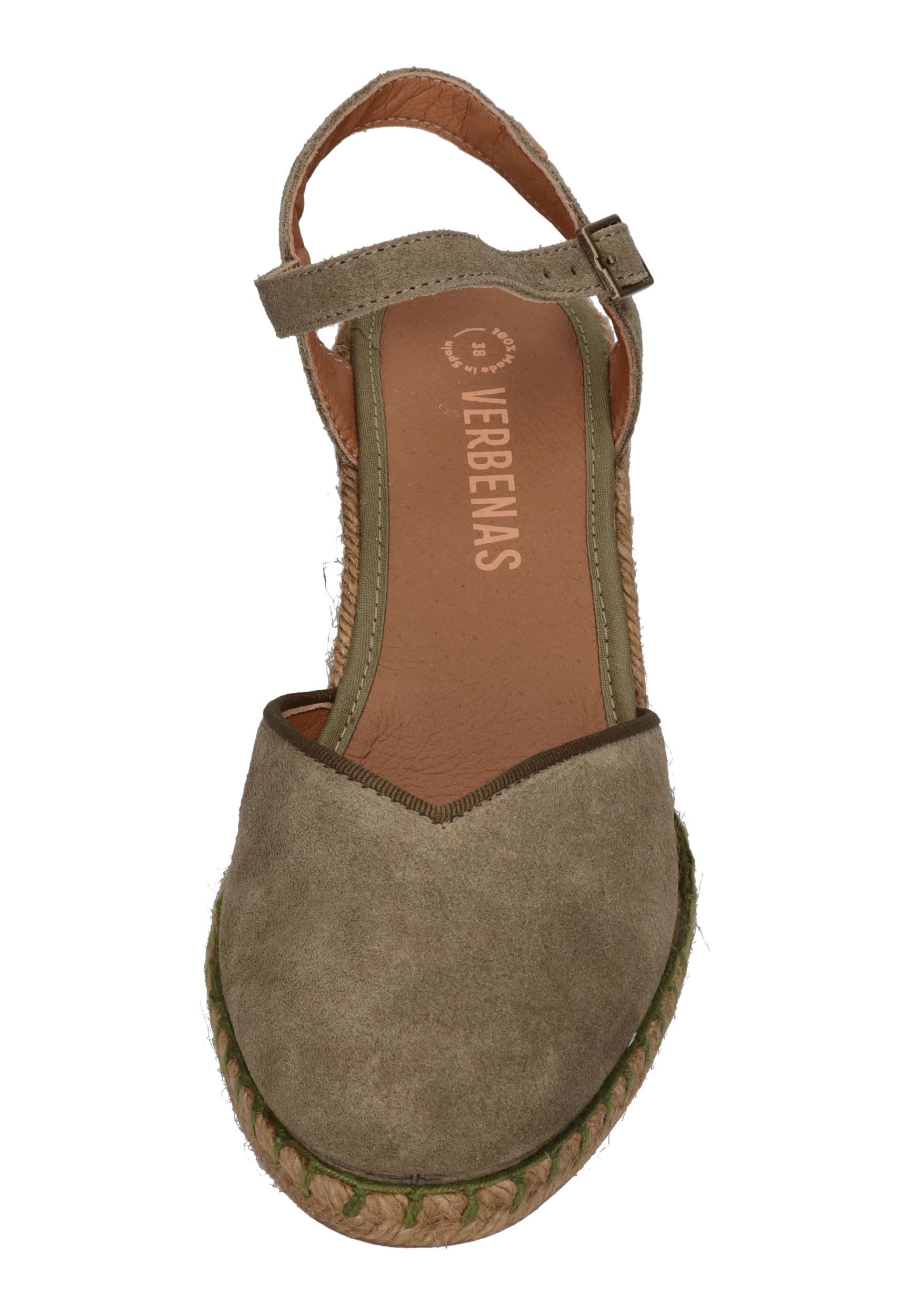 VERBENAS MAGGIE serraje tan Sandalette Kaki