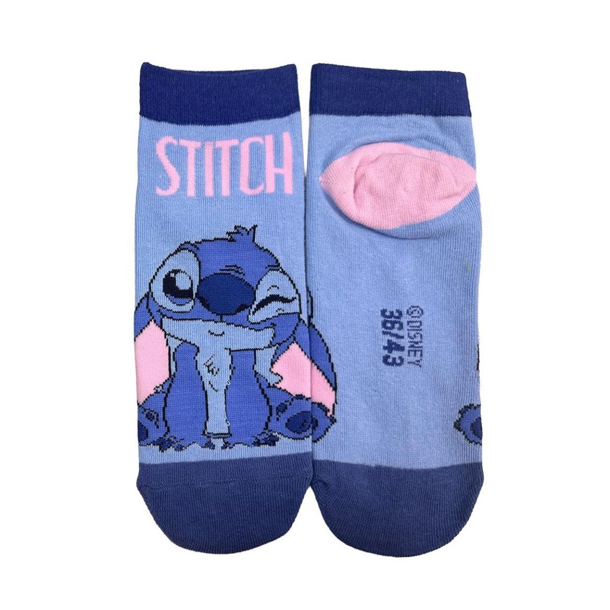 Lilo & Stitch Kurzsocken Sneakersocken 36 bis 43 (Onesize) günstig online kaufen