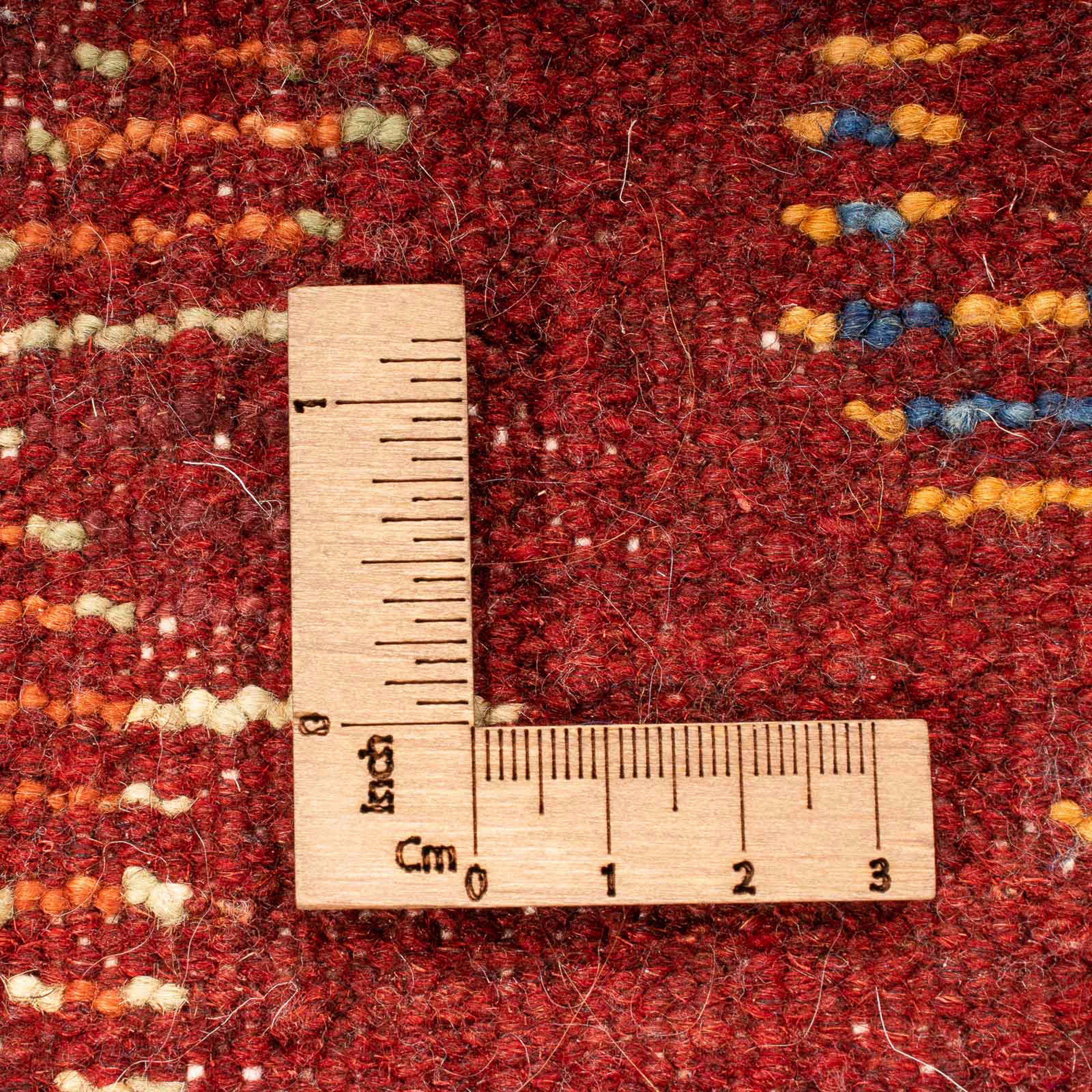 Höhe: Berber - rechteckig, mm, 163 Wollteppich 20 cm 231 Zertifikat x Wohnzimmer, mit mehrfarbig, - Einzelstück morgenland, Handgeknüpft,