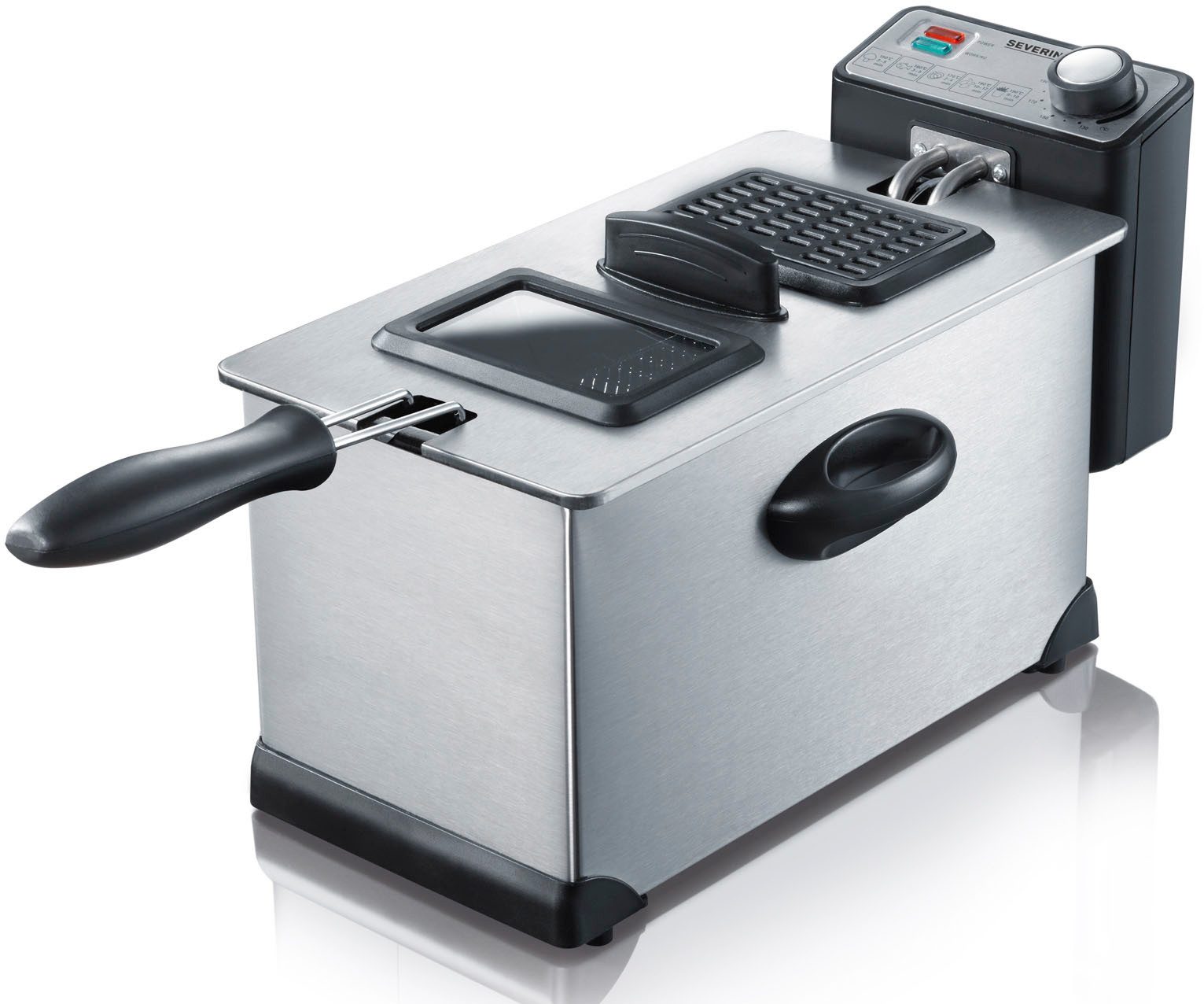 Severin Fritteuse FR 2431, 2000 W, Fassungsvermögen 0,4 kg