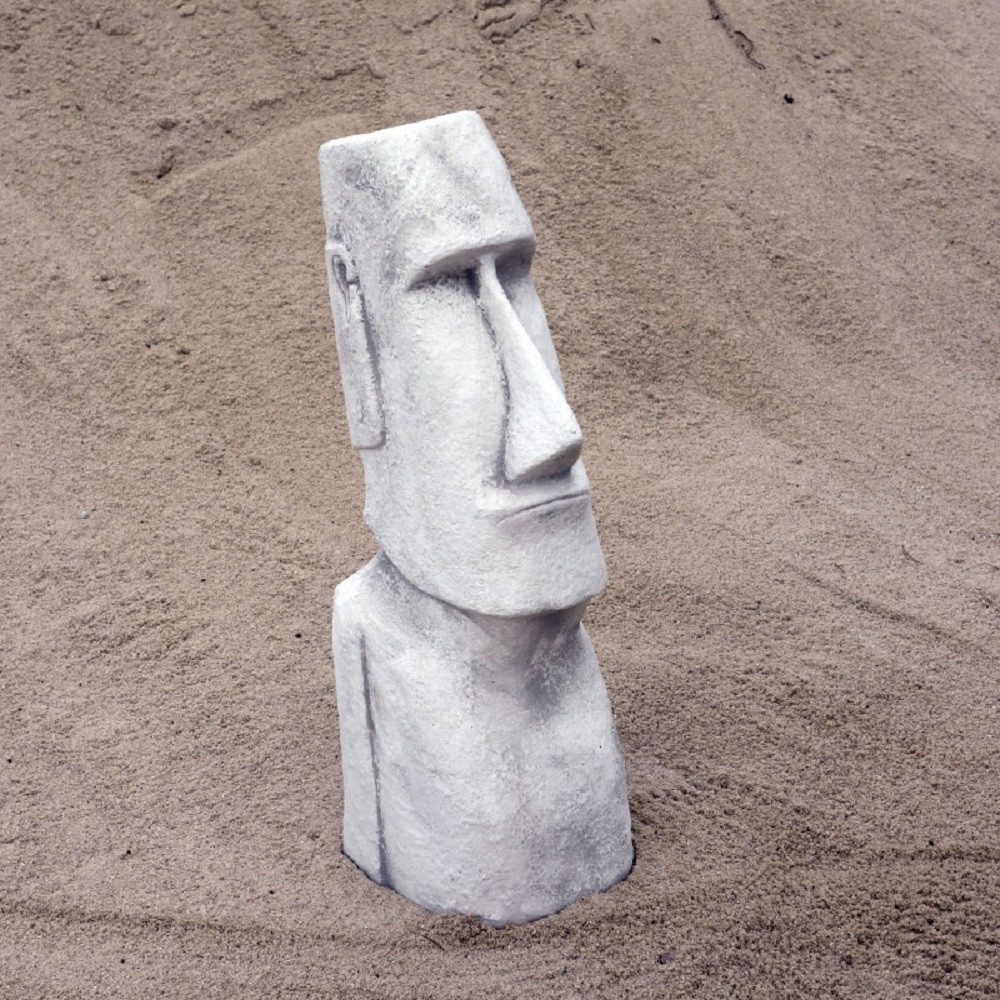 Xlmoebel Skulptur Exklusive Moai Skulptur Dekofigur für Garten Terrasse Sofort (Skulptur), Hergestellt in Europa