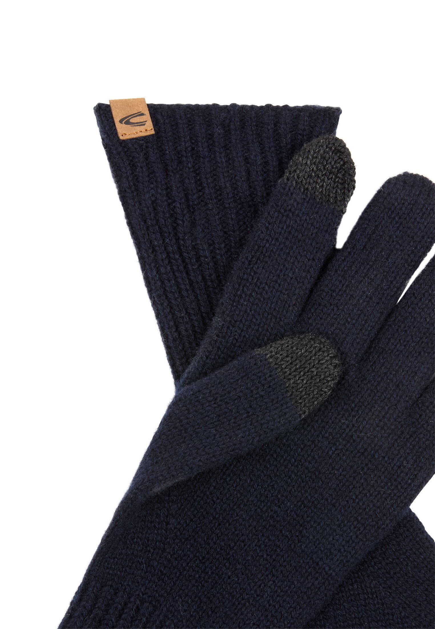 camel active Strickhandschuhe mit Rippenstruktur günstig online kaufen