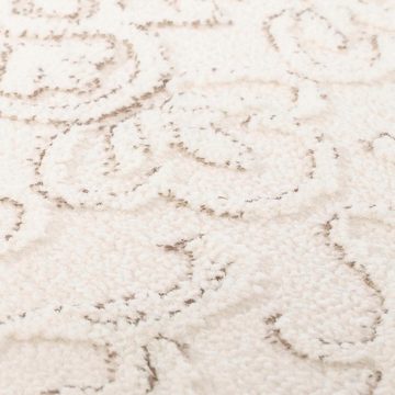 Teppich Platin 8058, Carpet City, rechteckig, Höhe: 11 mm, Kurzflor, Bordüre, Glänzend durch Polyester