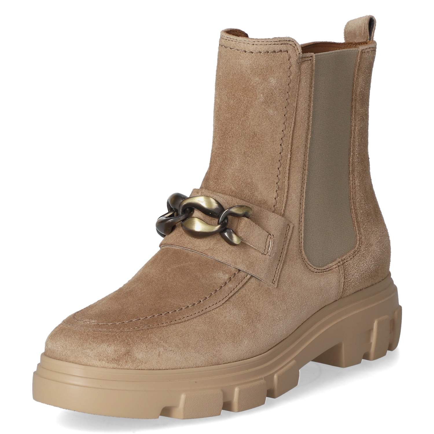 Paul Green Paul Green 8261-03 Damen Leder und Synthetik braun Schlupfstiefe günstig online kaufen