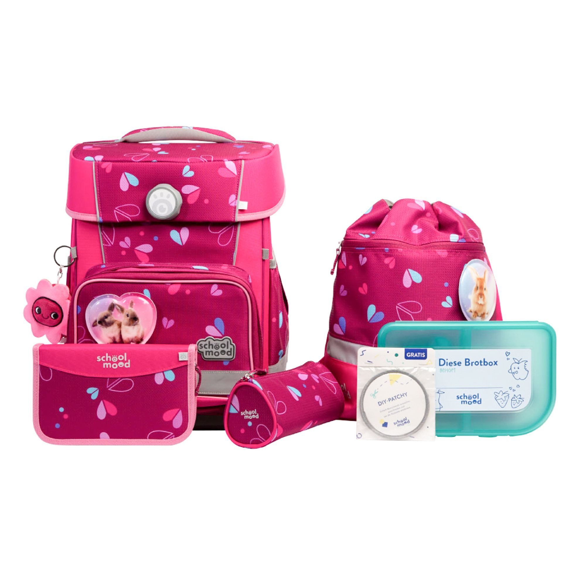 SCHOOL-MOOD® Schulranzen Champion Pro (7-tlg), PET