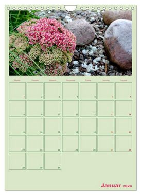 CALVENDO Wandkalender Gartenplaner (Wandkalender 2024 DIN A4 hoch), CALVENDO Monatskalender