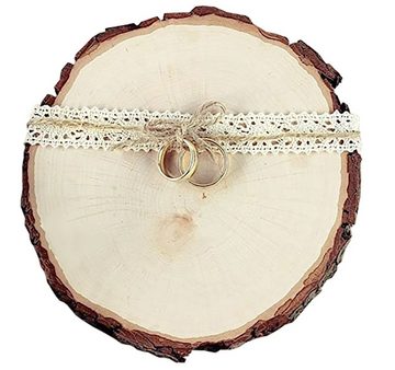 CHAKS Rindenscheiben Holzscheibe 35-38cm Durchmesser