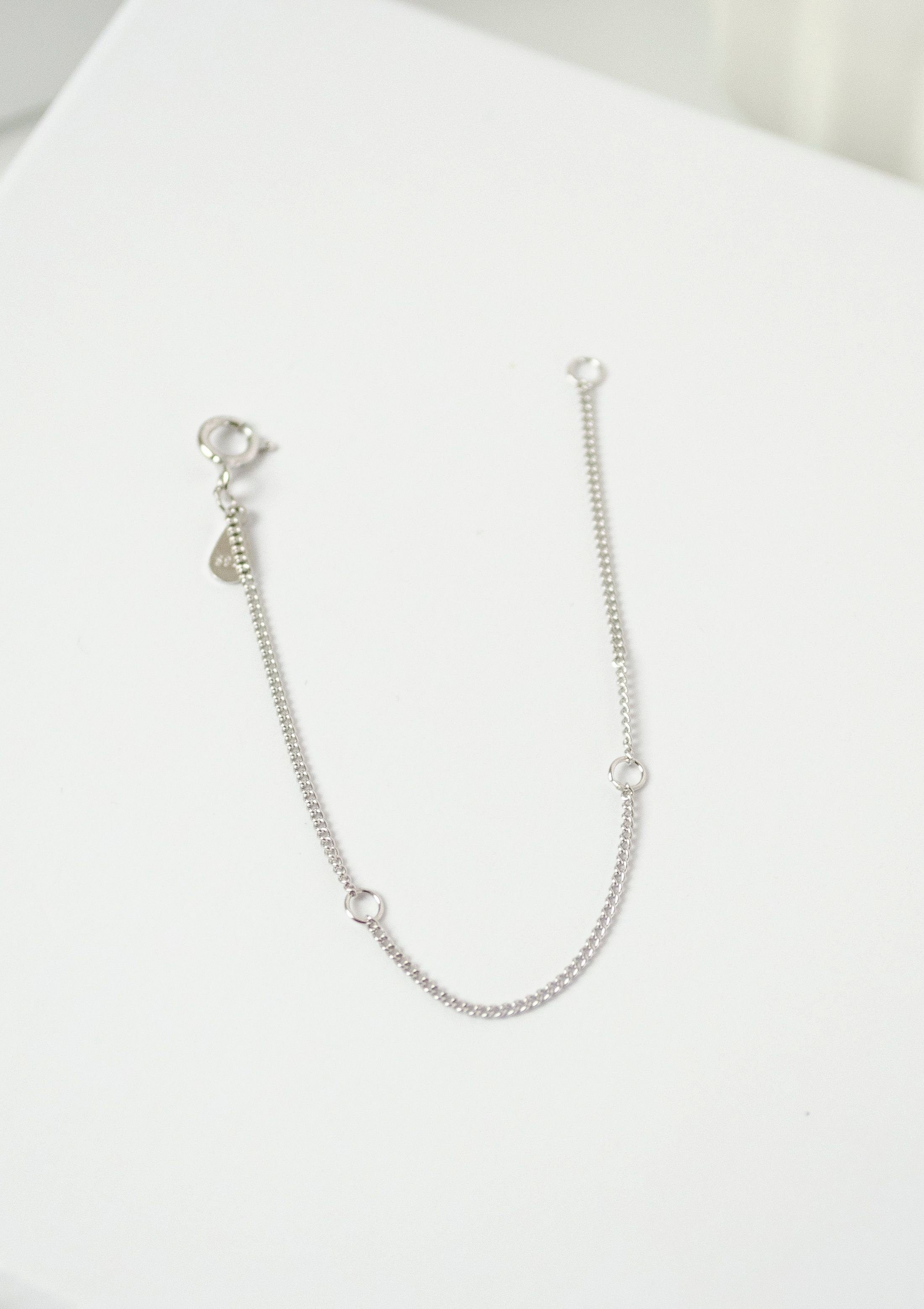 Hey Happiness Kettenverlängerung um 3,5 cm bis 10,5 cm, Silberschmuck vergoldet 18K Roségold, Verlängerungskette aus 925 Sterling Silber – Bild 5 von 5