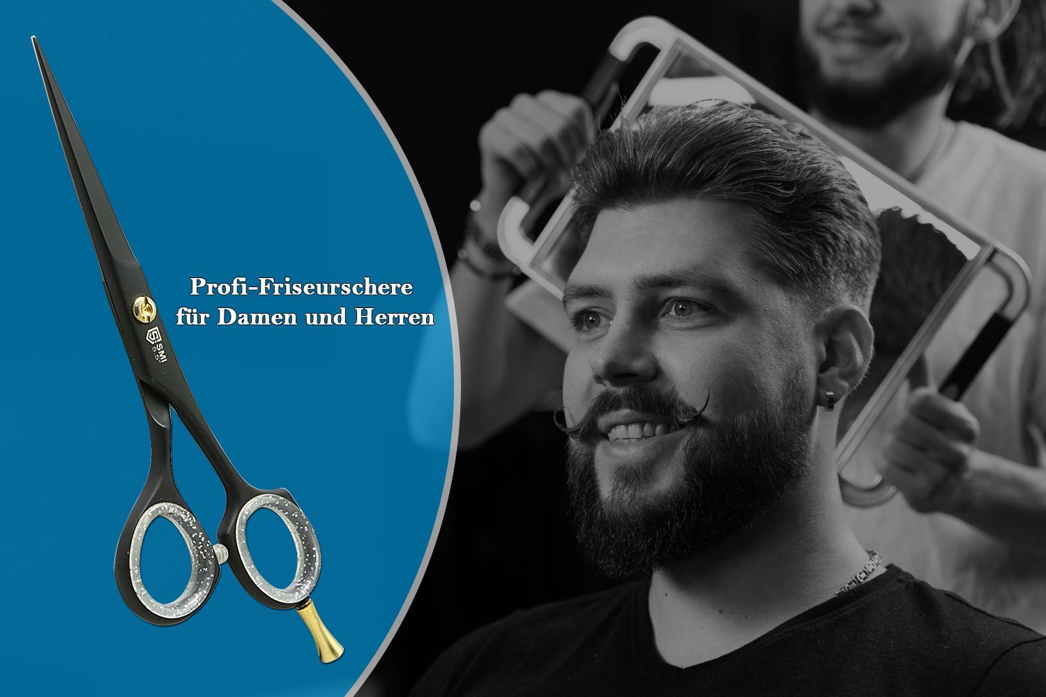 SMI Haarschere 5,5 Zoll haarschneideschere Friseurschere frisör schere haarschere