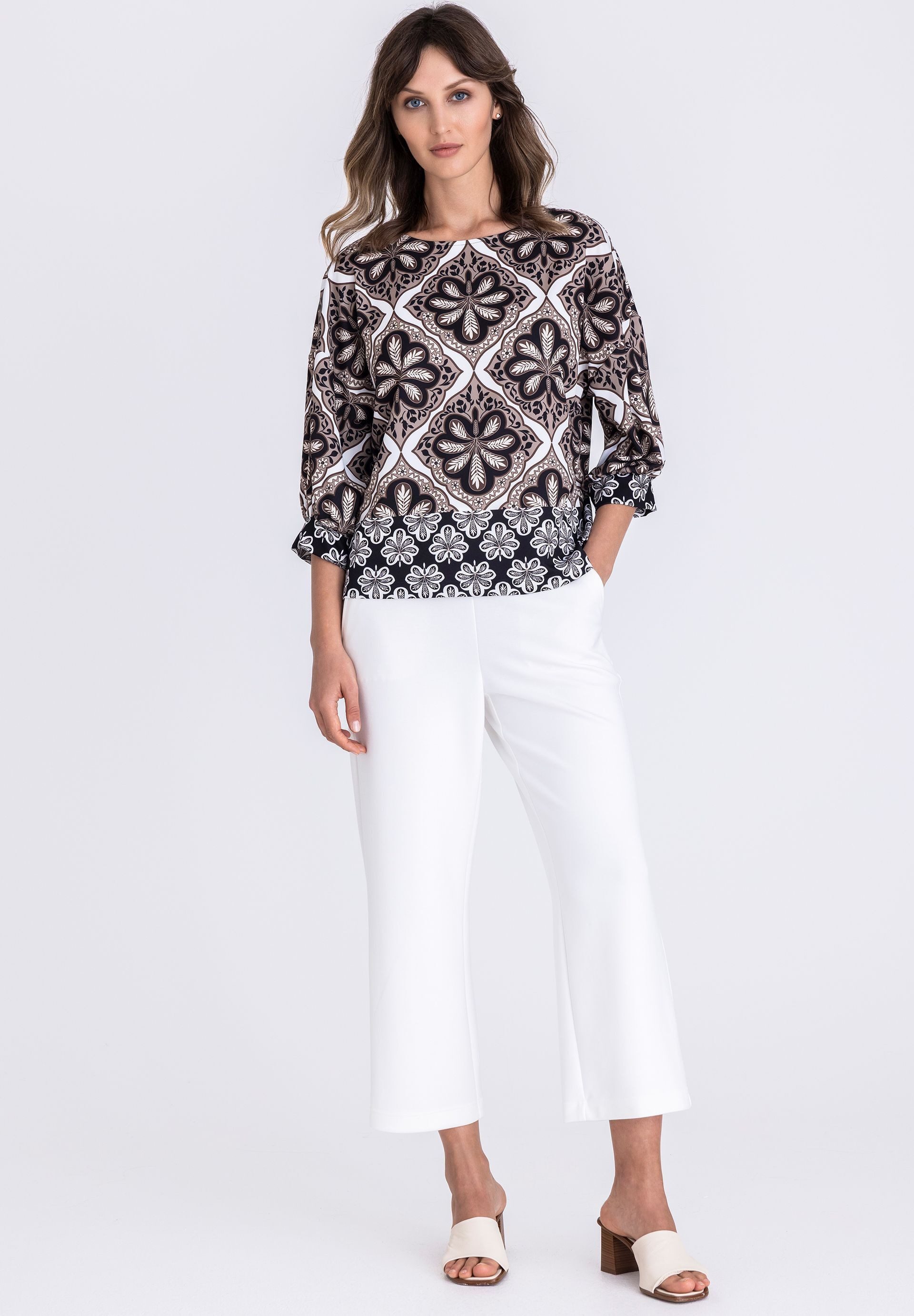 TUZZI Klassische Bluse mit elastischem Bund