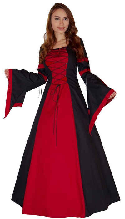Maylynn Prinzessin-Kostüm »Mittelalter Kleid Keyla LARP rot oder grün«