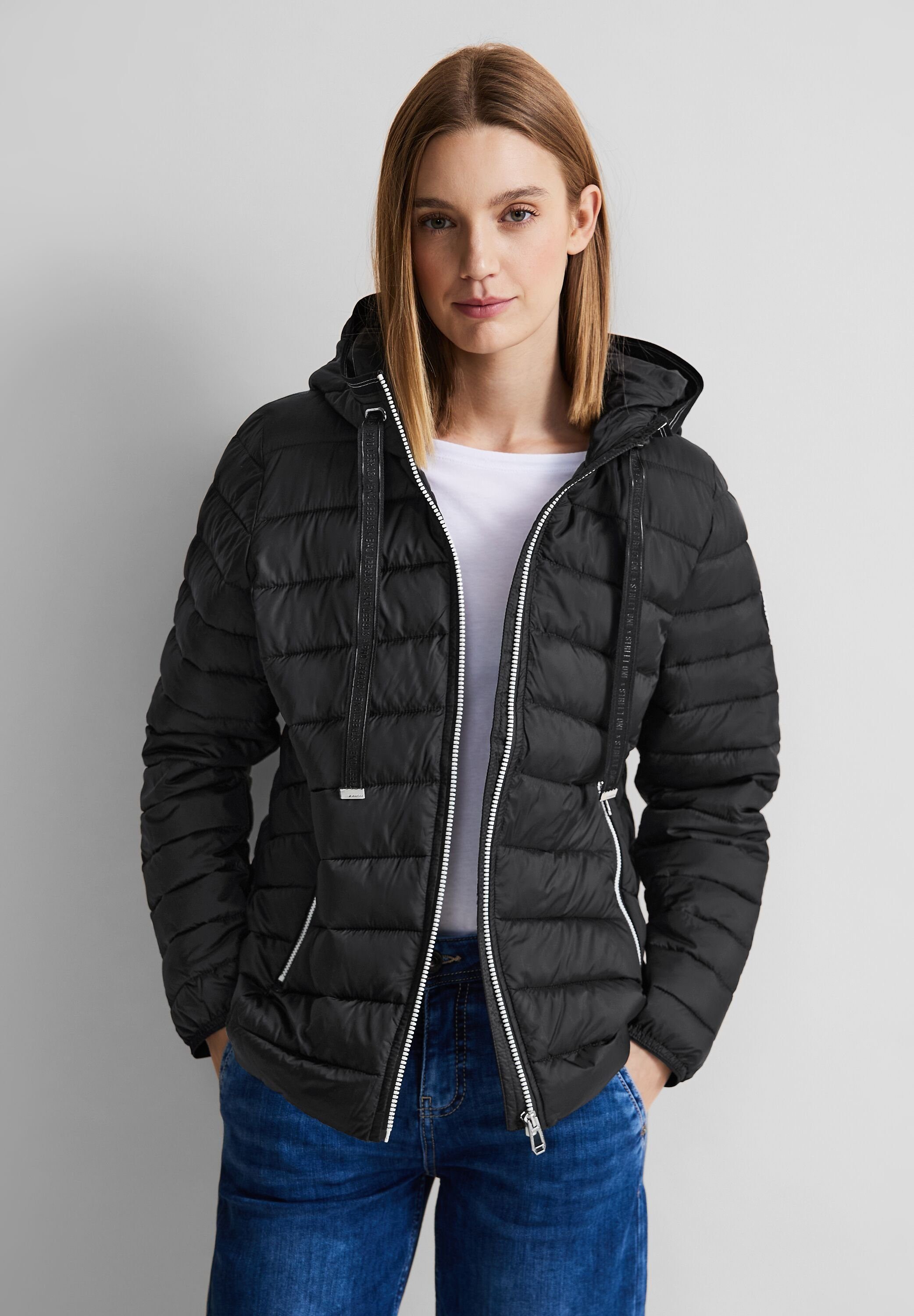 STREET ONE Steppjacke in Unifarbe