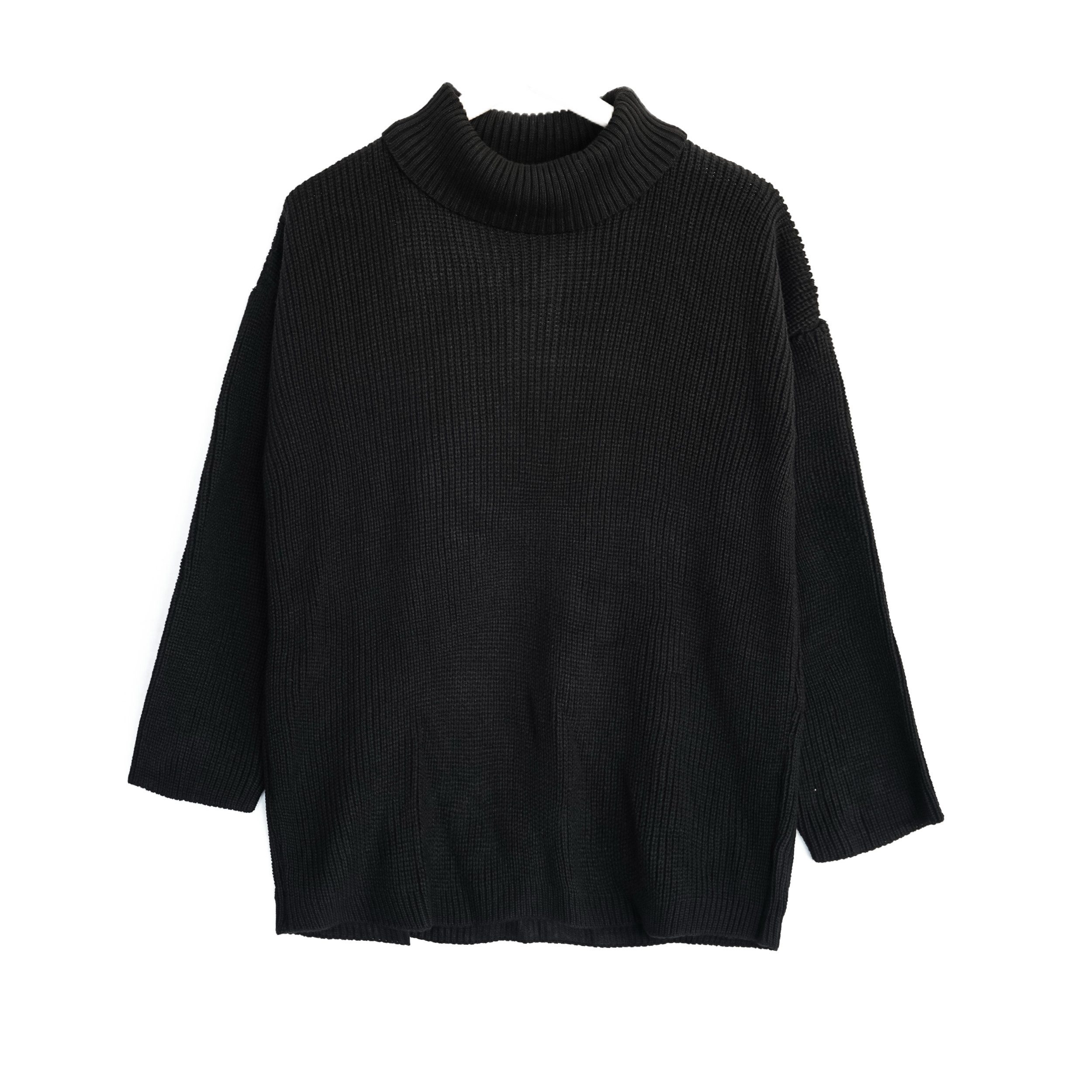 COFI Casuals Rollkragenpullover Männer Pullover mit Rollkragen, Drop Shoulder Oversize Fit Herren