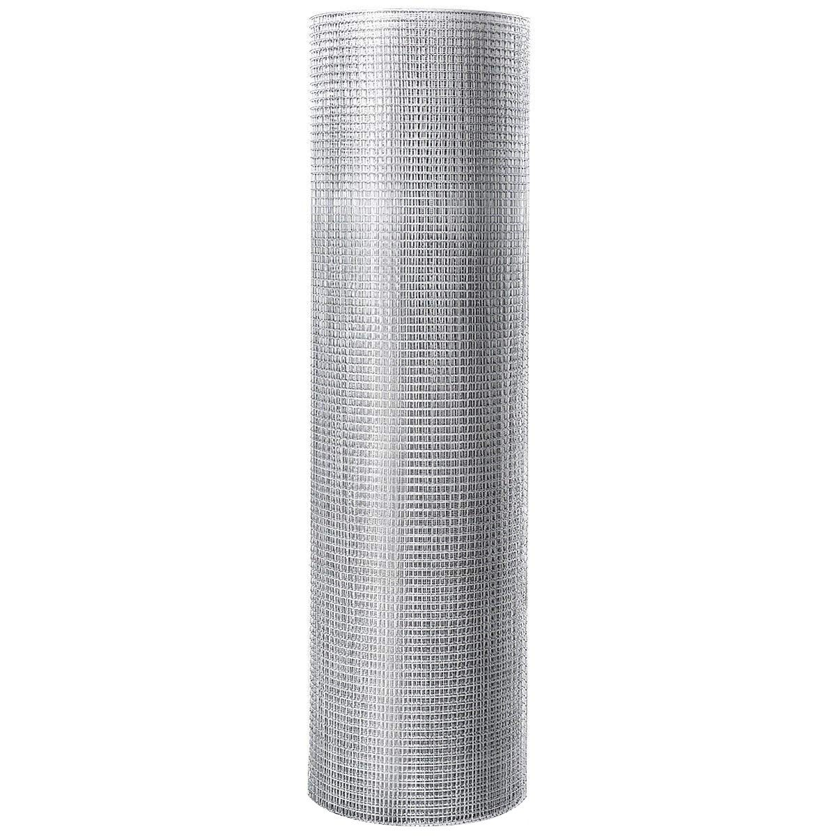 COSTWAY Drahtbindegerät, 7x7mm Metallgitter 15m x 1m, Stahl