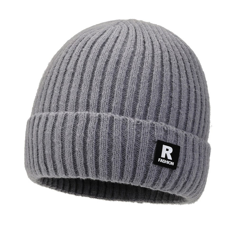 Beanie Unisex Wintermütze Dehnbare Strickmütze