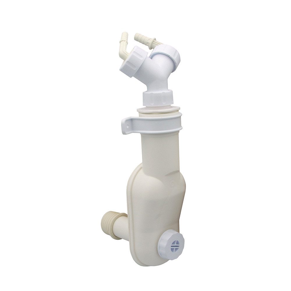 Siphon Raumspar-Waschmaschinensiphon-Set "Schmalhans"