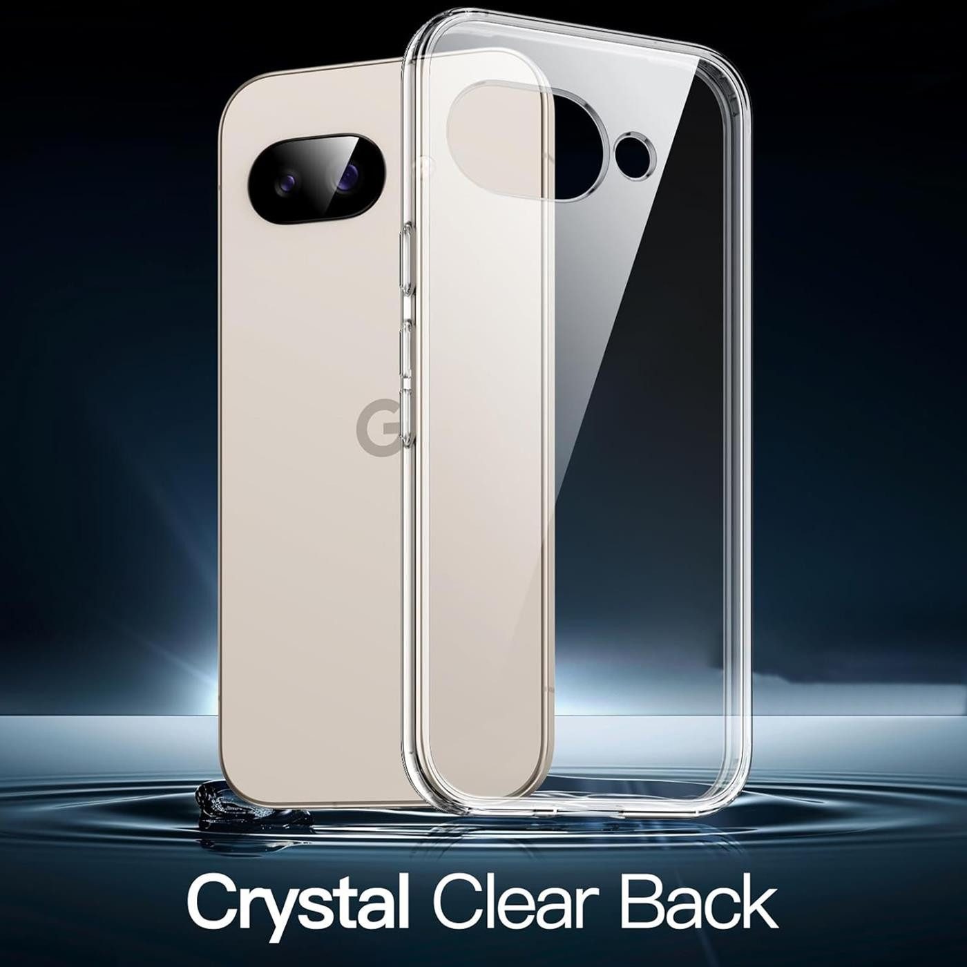 CoolGadget Handyhülle Transparent Ultra Slim Case für Google Pixel 9a 6,3 Zoll, Silikon Hülle Dünne Schutzhülle für Pixel 9a Hülle