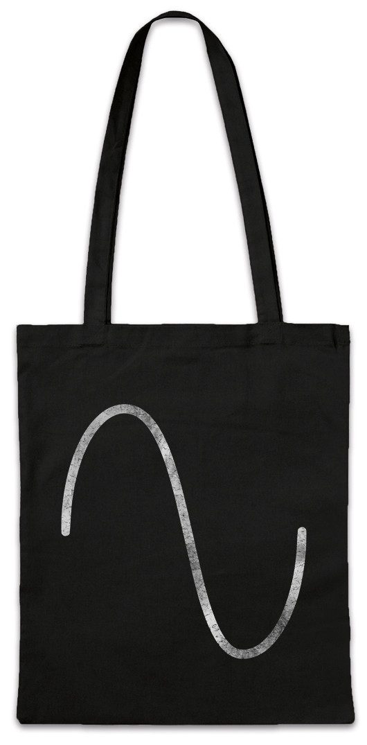 Beuteltasche Wave Sine Stofftasche Synthesizer Electro Techno LFO Musik Music DJ MC