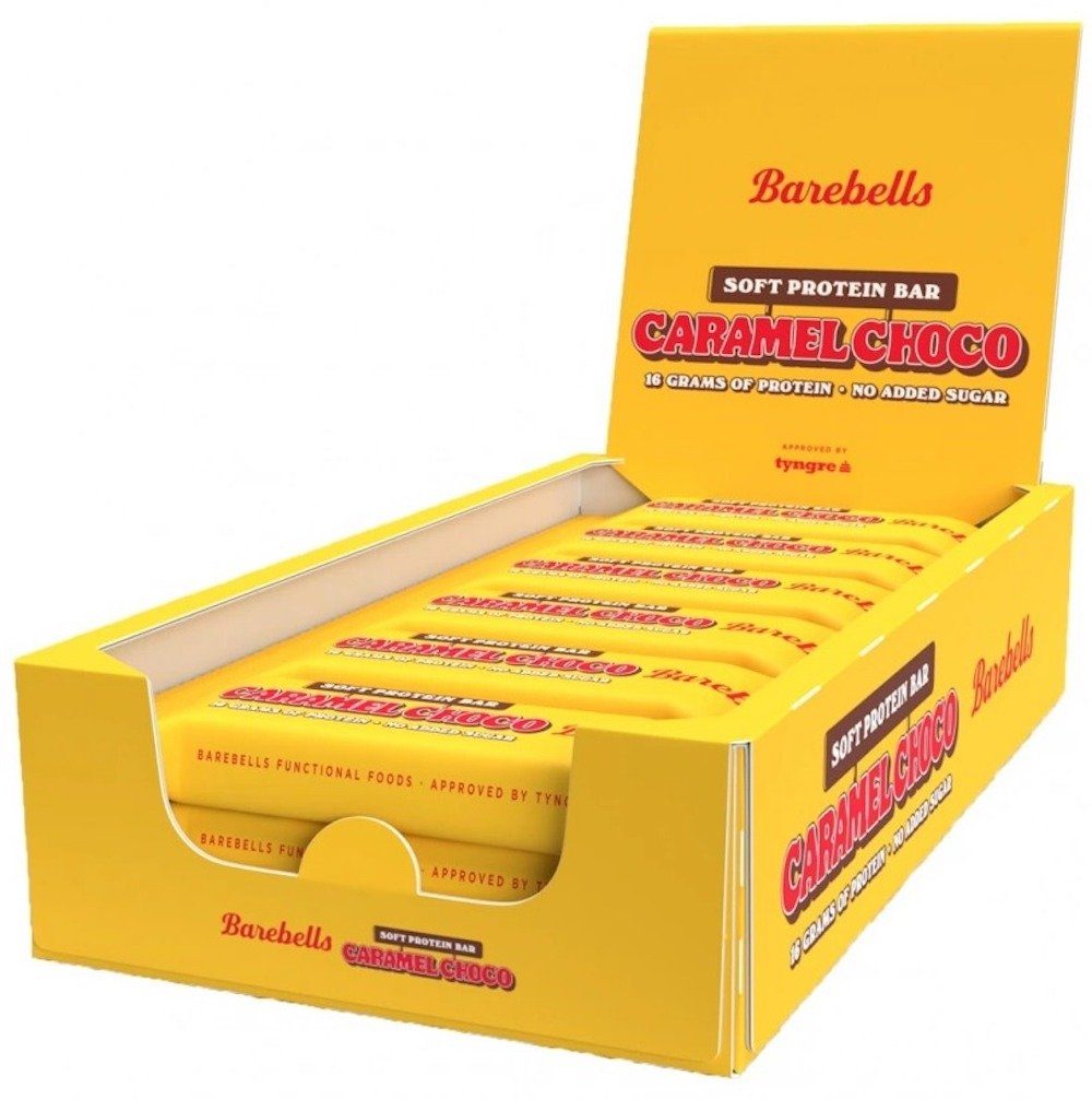 Barebells Protein Riegel-Box (12 x 55g), Softbar Choco Caramel Riegel
