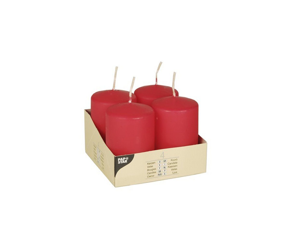 PAPSTAR Stumpenkerze 10483 Cylinder White 4 günstig online kaufen