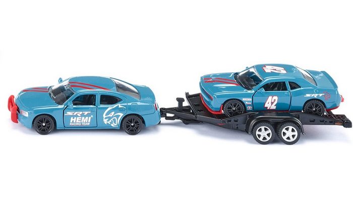 Siku Spielzeug-Auto SIKU Super Dodge Charger mit Dodge Challenger SRT Racing (2565)