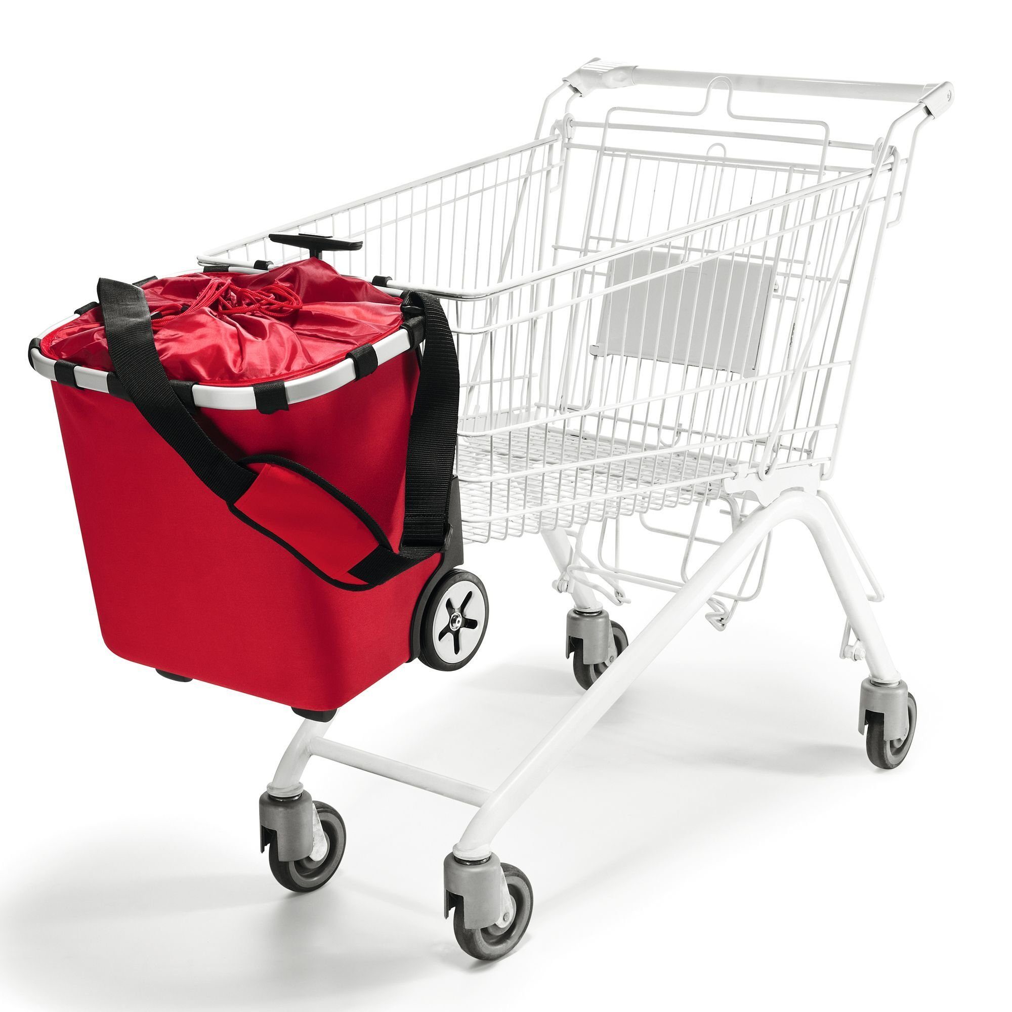 REISENTHEL® Einkaufstrolley, 57 l, red Bodennägel