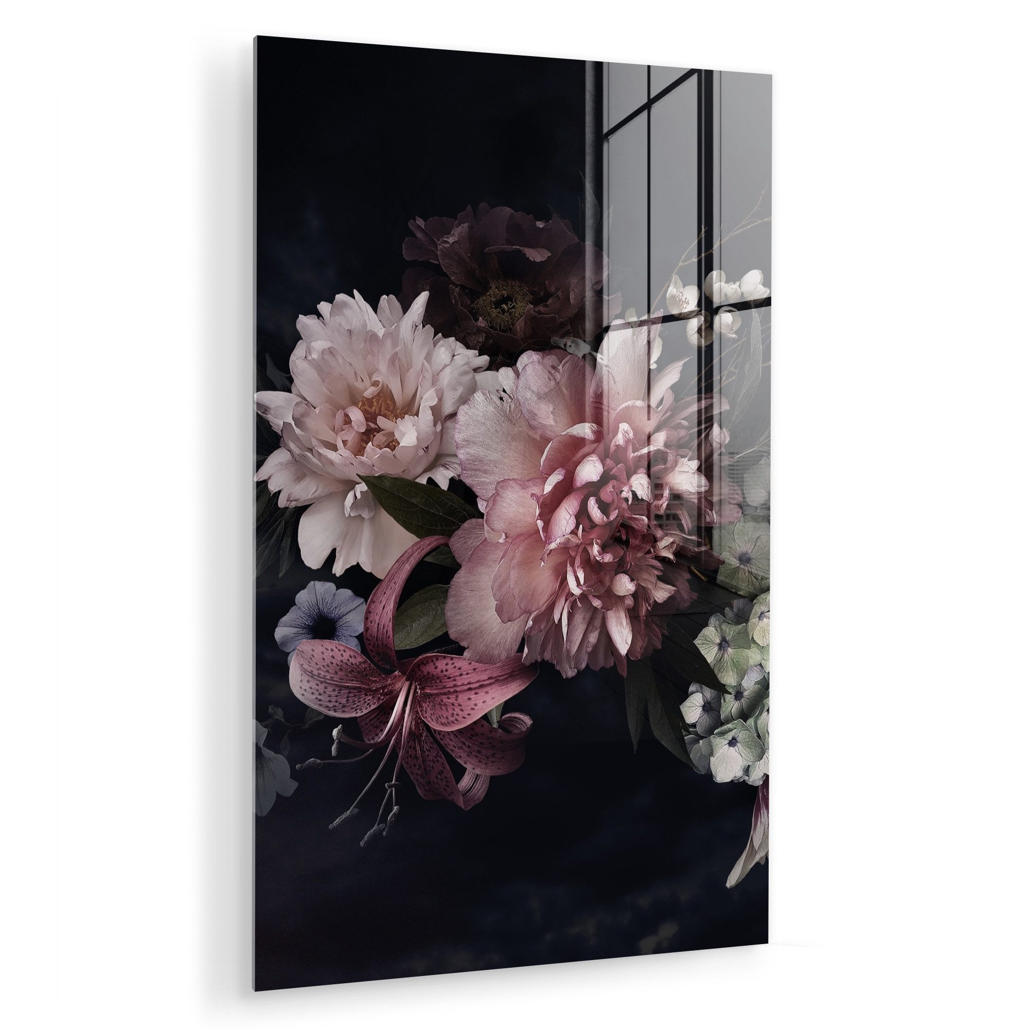 MuchoWow Acrylglasbild Blumen - Vintage - günstig online kaufen