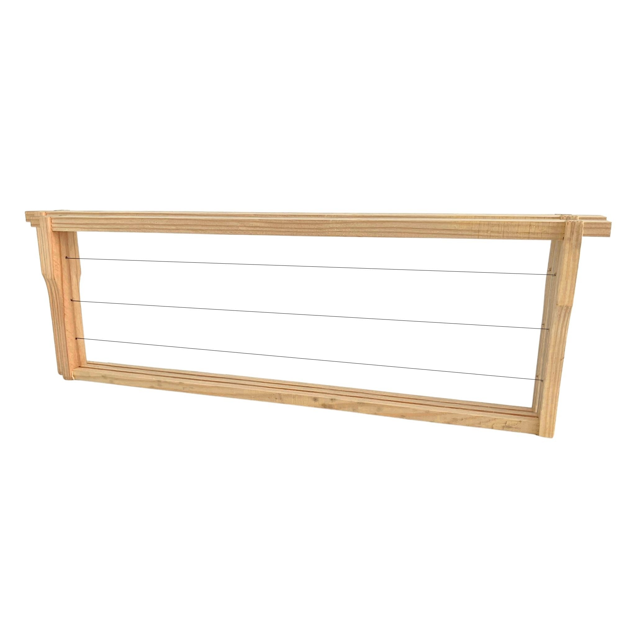 BIENEN SCHMIDT Bienenbeute DADANT Rähmchen US Honig mit Hoffmann Seiten 482 x 159 mm modifiziert, DADANT, 50-tlg.