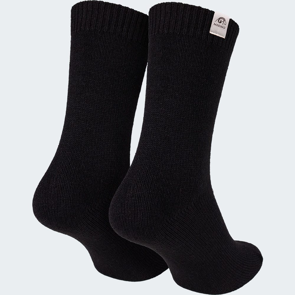 Black Snake Businesssocken 4 Paar Merino Wollsocken für Damen & Herren – Weich & Atmungsaktiv (Socken-Set, 4-Paar, 4 Paar Merino Wollsocken) Merinowolle mit druckfreier Zehennaht und Komfortbund