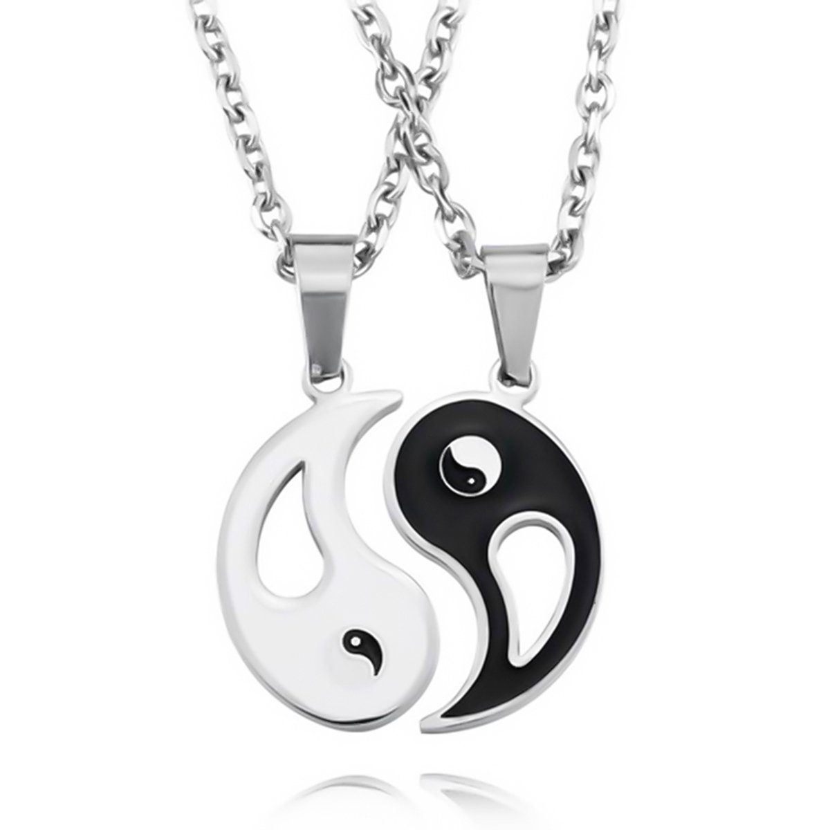 Schmuck-Elfe Partnerkette YIN Set YANG 4tlg. (Set)