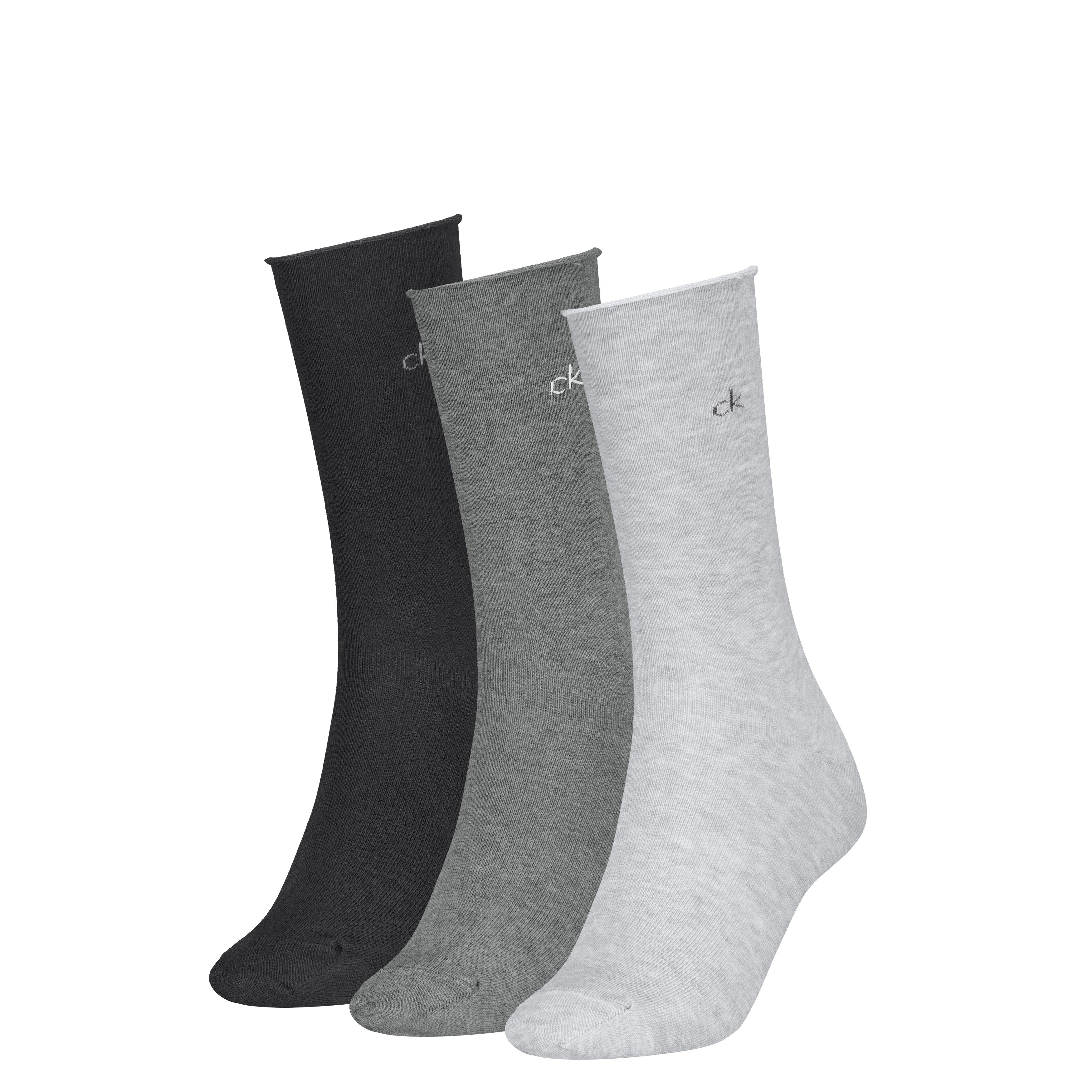 Socken CK WOMEN SOCK ROLLTOP