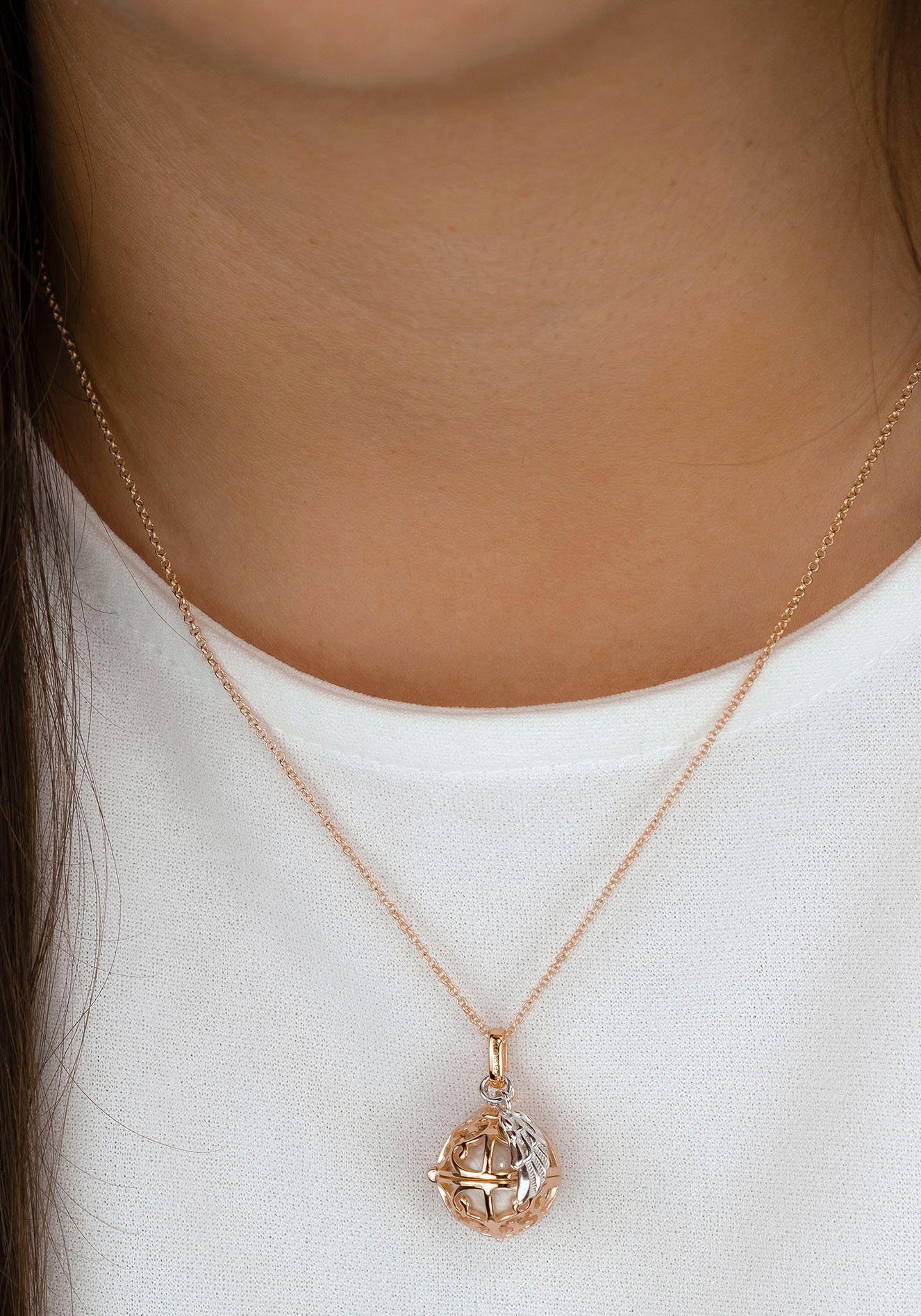 Engelsrufer Kette mit Anhänger Schmuck Geschenk Engelsrufer Relaunch mit Fl günstig online kaufen