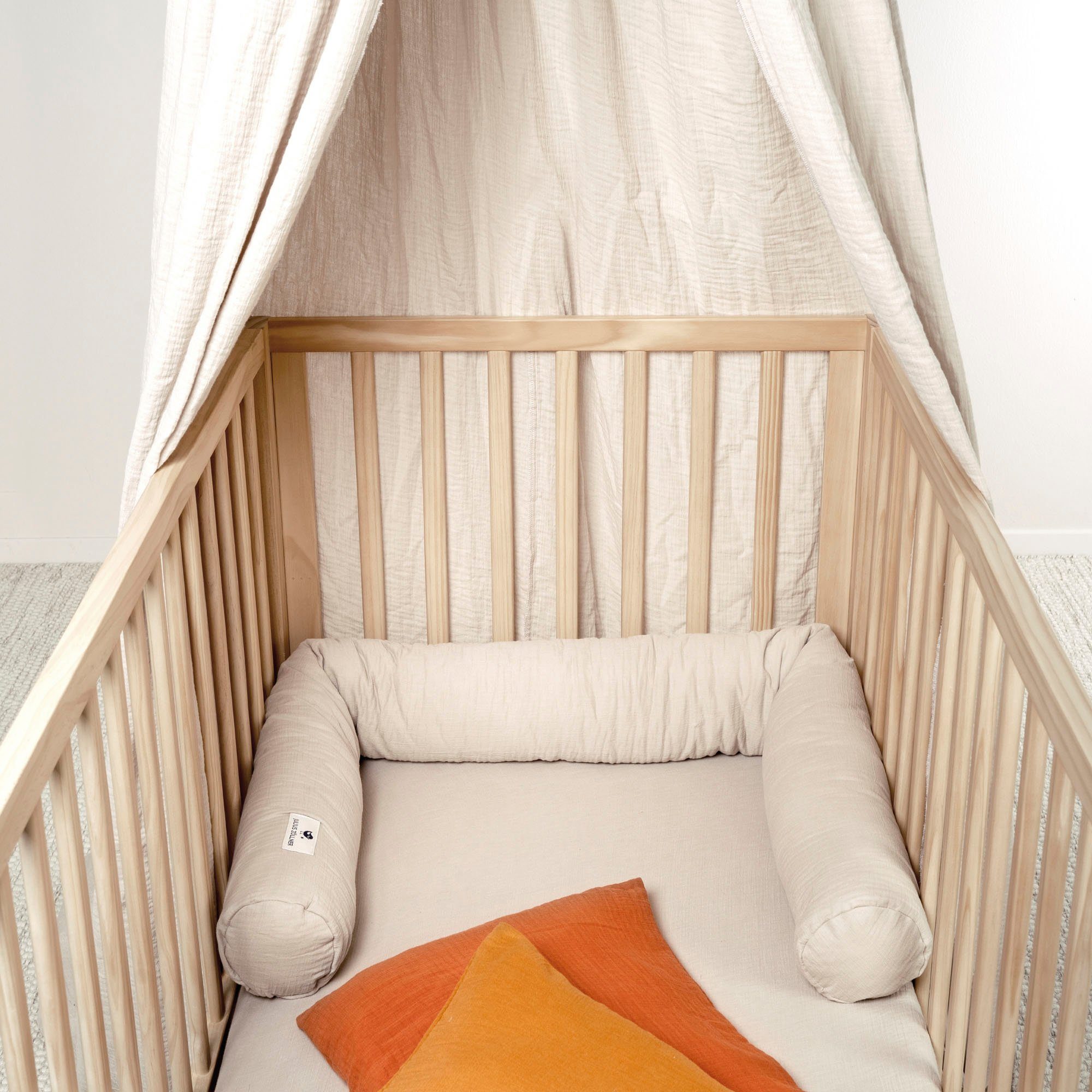 Julius Zöllner Nestchenschlange Musselin, sand, Made in Germany