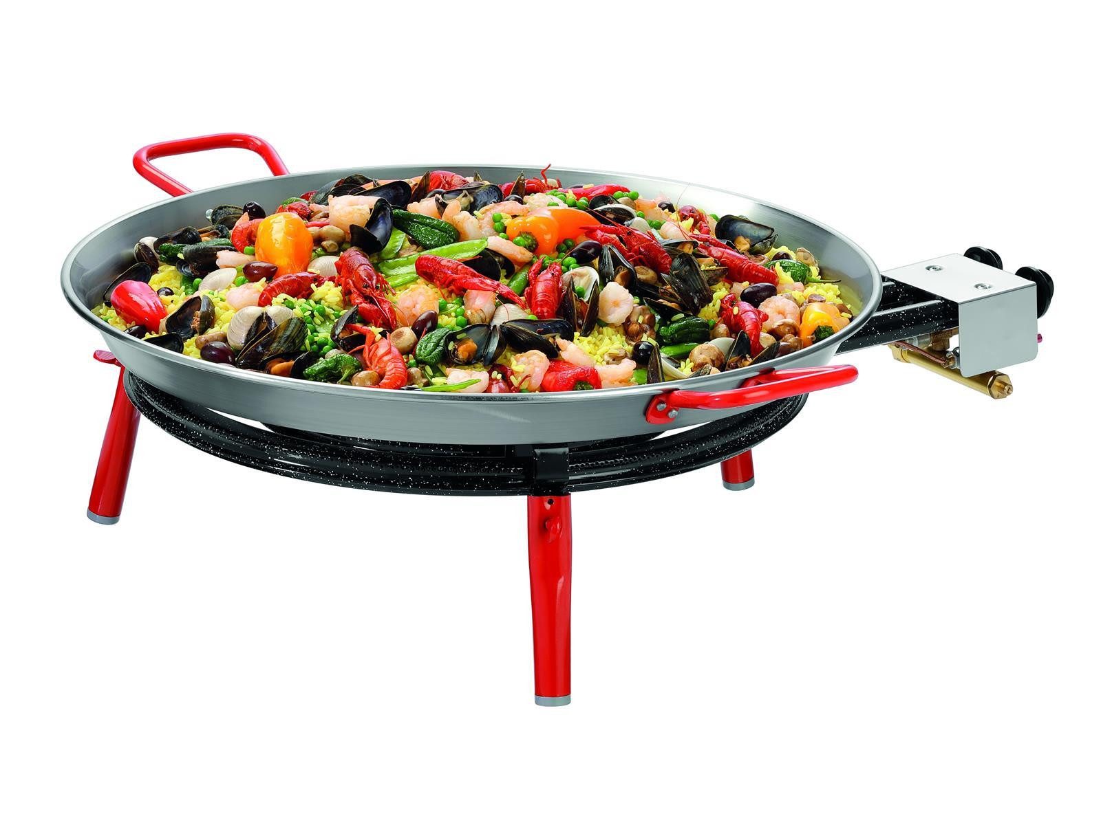 Bartscher Gasgrill Paella Gasbrenner 3K500, geeignet für Pfannen Ø 420 - 800 mm, A153460